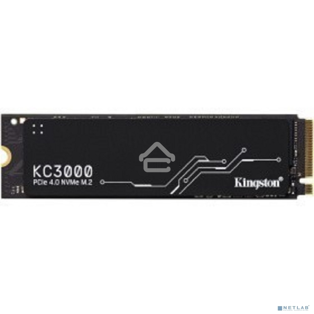 Накопитель SSD Kingston KC3000, 1Tb, M.2 2280, PCIe 4.0 x4, R/W 7000/6000, с радиатором.