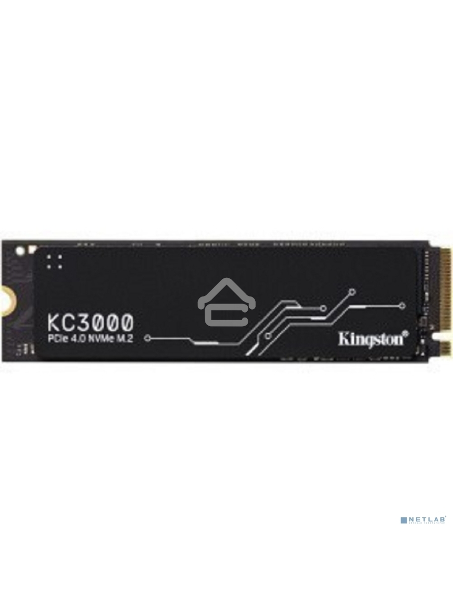 Накопитель SSD Kingston KC3000, 1TB, M.2 2280, PCIe 4.0 x4, R/W 7000/6000, с радиатором.