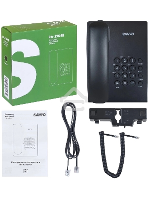 Телефон проводной SANYO RA-S204B черный