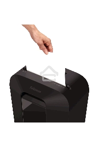 Шредер Fellowes PowerShred LX70 черный (секр.P-4)/перекрестный/11лист./18лтр./скрепки/скобы/пл.карты