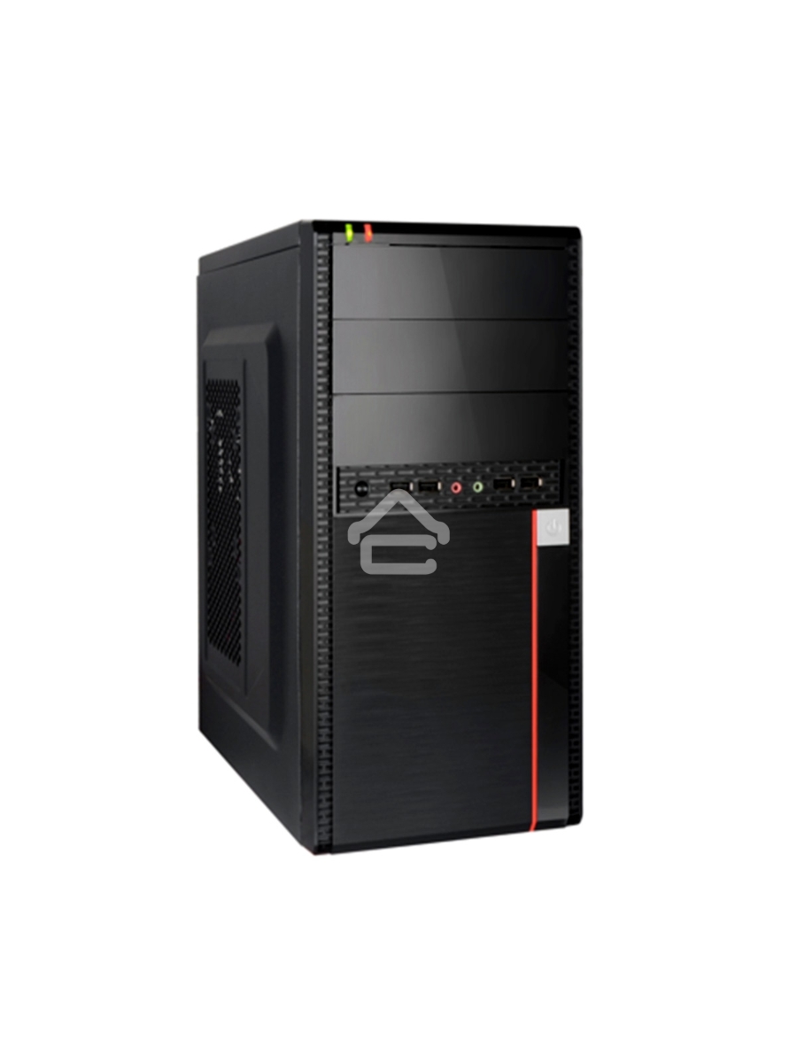 Компьютерный корпус Minitower ExeGate BA-204U (mATX, без БП, 2*USB+2*USB3.0, аудио, черный)