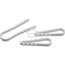 Дюбель-хомут Navigator NCU-19-25-65-50/WH для круглого кабеля белый (уп. 50 шт)