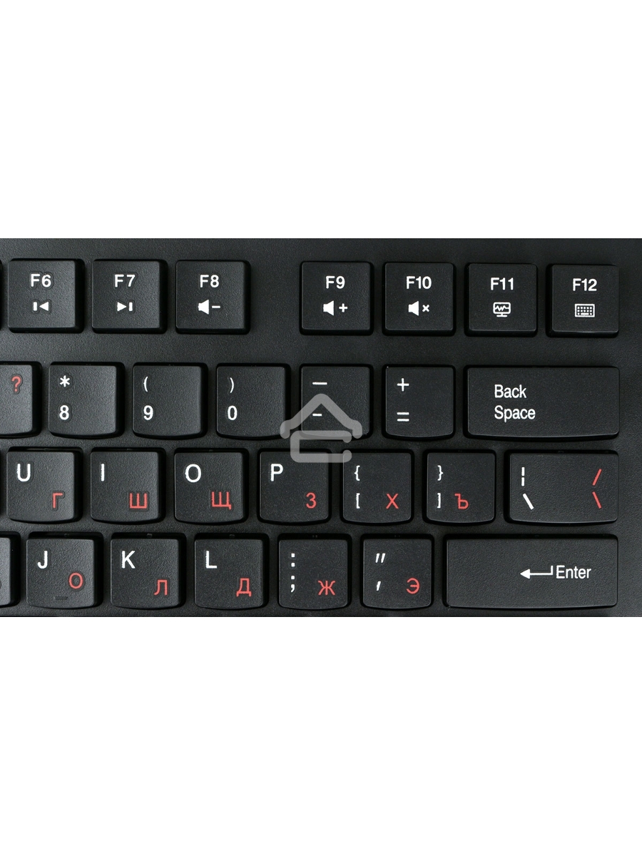 Комплект клавиатура+мышь проводные Gembird KBS-9050, черн.,104кл, 3кн., каб.1.5м