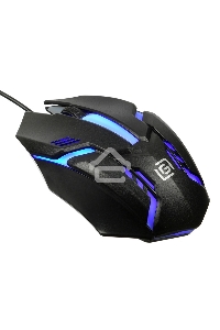 Мышь проводная Oklick 396M INSOMNIA черный, 1000 dpi, USB, кнопки - 3