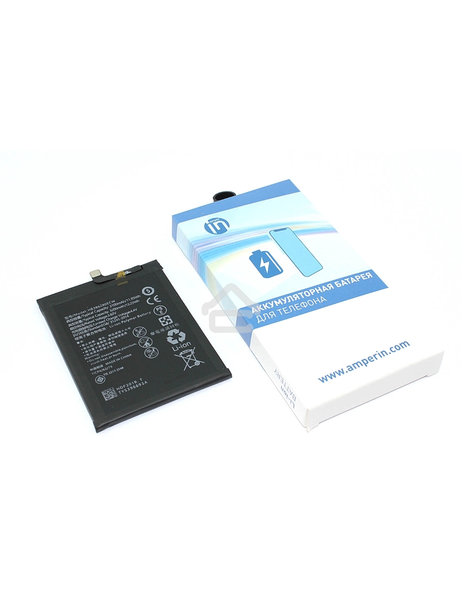 Аккумуляторная батарея Amperin для Huawei Honor 9 3100mAh 3,82V (HB386280ECW)