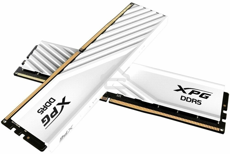Оперативная память XPG Lancer Blade, DDR5, 32GB (2x16GB), 6000MHz, CL30, DIMM, с радиаторами, белый