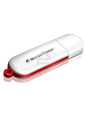 Флеш диск Silicon Power 8Gb LuxMini 320 SP008GBUF2320V1W USB2.0 белый