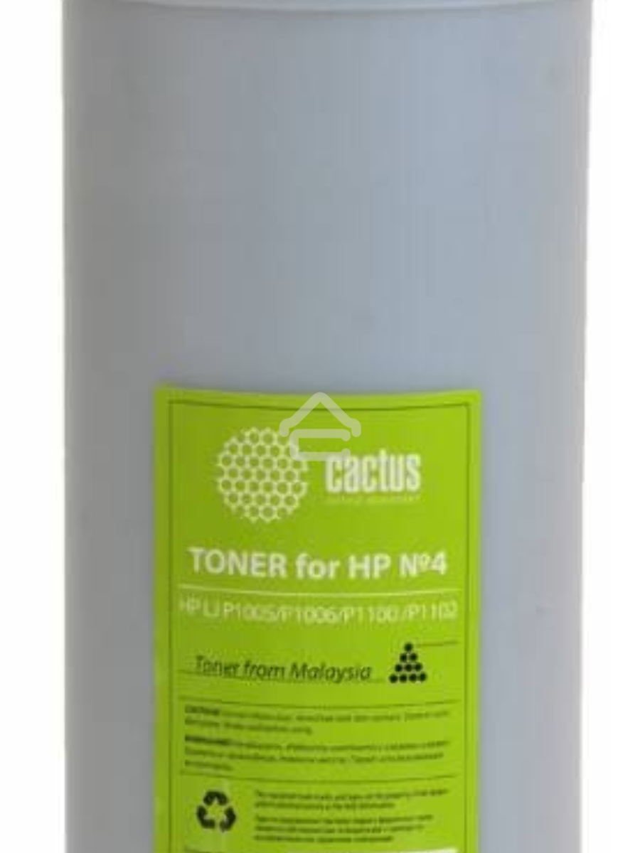 Тонер для принтера Cactus CS-THP4-1000 черный (флакон 1000гр) HP LJ P1005/P1006/P1100 /P1102