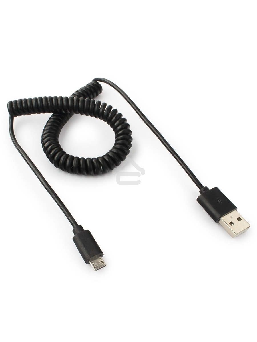 Кабель Cablexpert USB 2.0 Pro, AM/microBM 5P, 1.8м, витой, черный, пакет (CC-mUSB2C-AMBM-6)