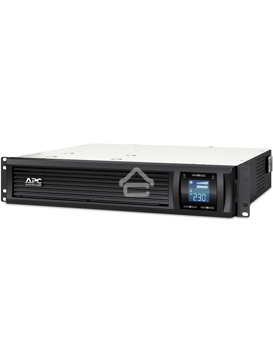 Источник бесперебойного питания APC Smart-UPS C SMC2000I-2U 1300Вт 2000ВА черный