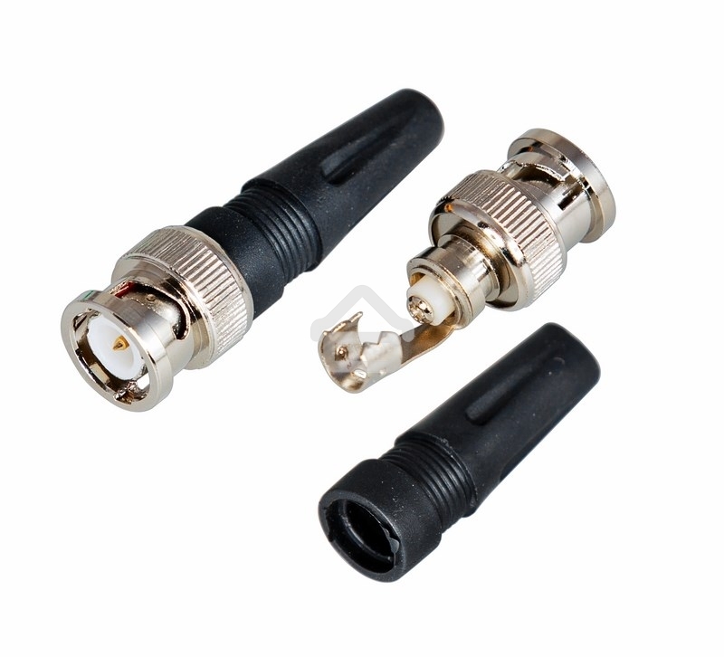 Разъем штекер BNC под винт с колпачком Rexant