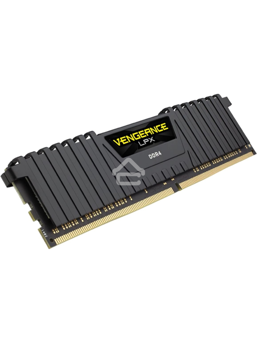Оперативная память Corsair Vengeance LPX, DDR4, 16GB (2x8GB), 3200MHz, CL16, DIMM, с радиаторами, черный