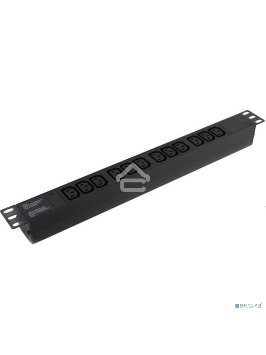 Блок розеток горизонтальный ExeGate ServerPro PDU-19H007 Al-12C13-C20, 19