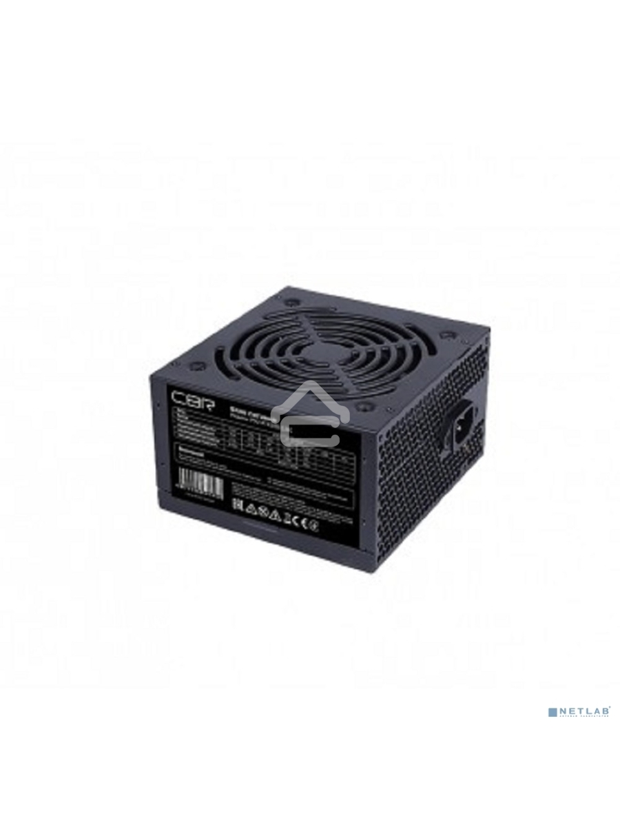 Блок питания CBR PSU-ATX500-12EC, 500Вт, 120мм, черный