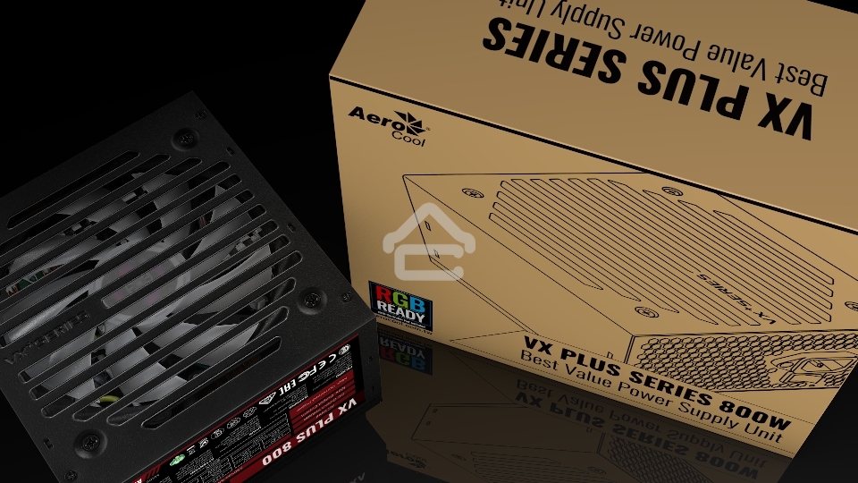 Блок питания Aerocool/Formula VX PLUS 800 RGb, 800Вт, 120мм, черный