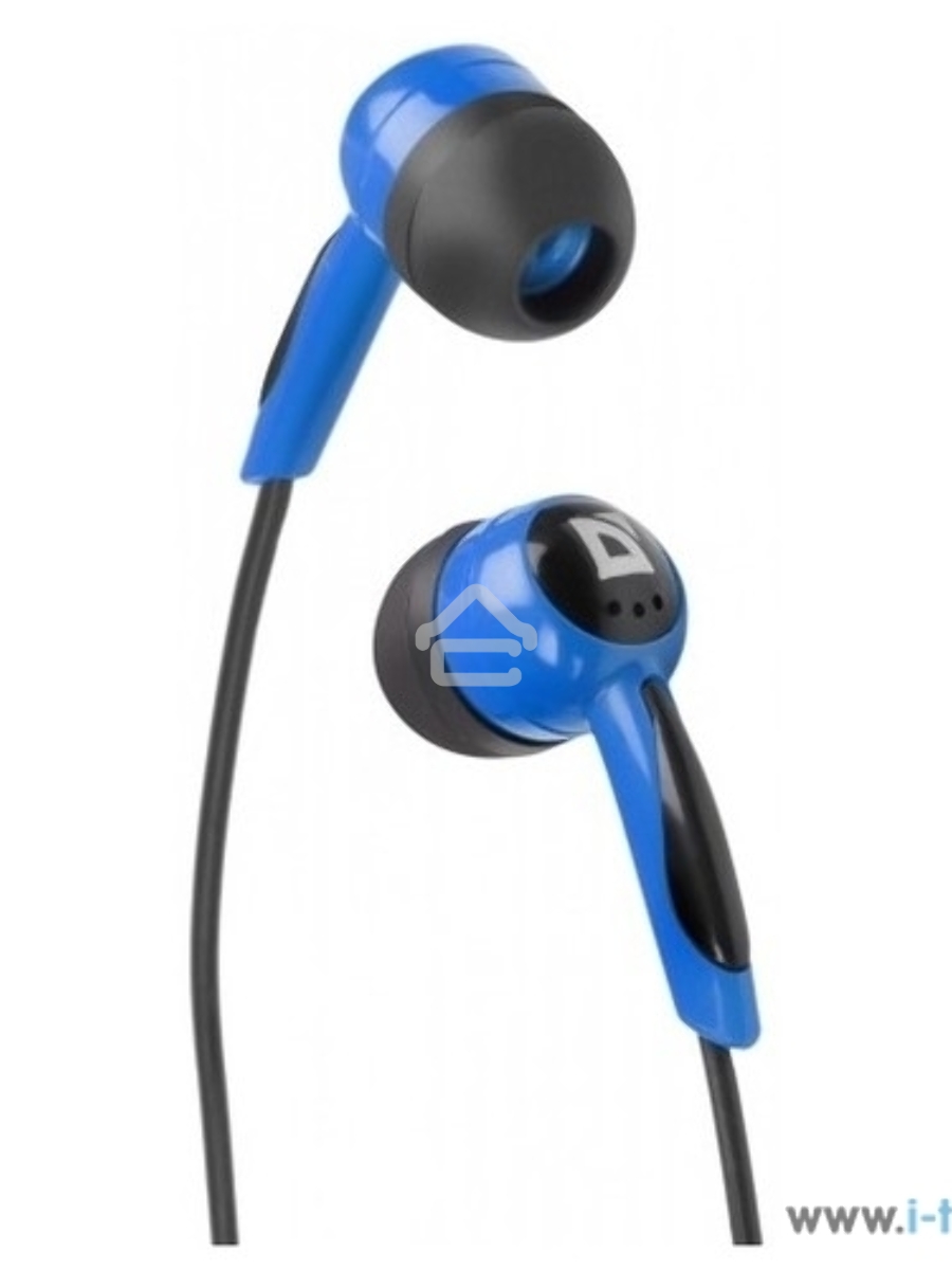 Наушники Defender Basic-604 синий кабель 1,1 м