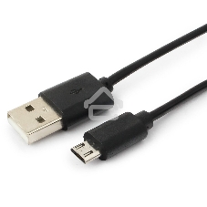 Кабель Cablexpert USB2.0 Pro, AM/microBM 5P, 1.8м, витой, черный, пакет (CC-mUSB2C-AMBM-6)