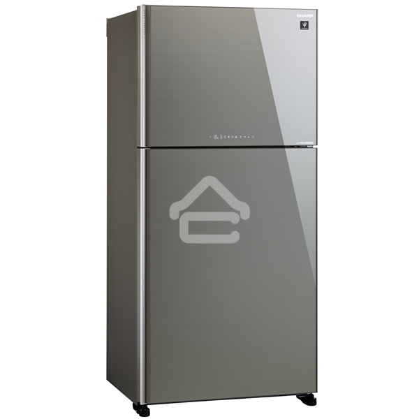 Холодильник Sharp SJ-XG60PGSL серебристый двухкамерный 422/178 л морозилка сверху, No Frost