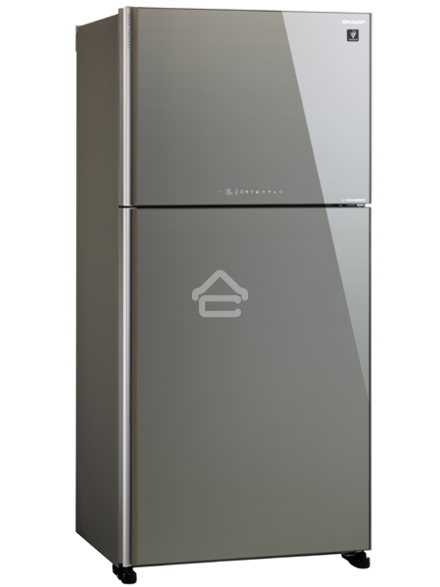 Холодильник Sharp SJ-XG60PGSL серебристый двухкамерный 422/178 л морозилка сверху, No Frost