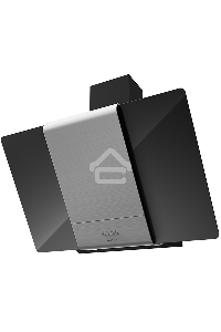 Вытяжка каминная Krona Talli 900 inox/black glass 3P нержавеющая сталь/черный управление: кнопочное (1 мотор)