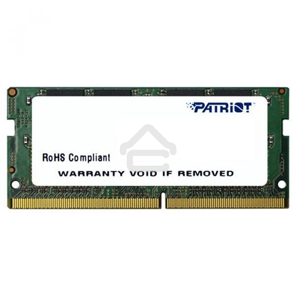 Оперативная память Patriot Signature, DDR4, 4GB (1x4 GB), 2400 MHz, CL17, SO-DIMM