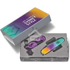 Нож перочинный Victorinox Companion Sydney Style (1.3909.E222) 91мм 16функц. бирюзовый с чехлом подар.коробка