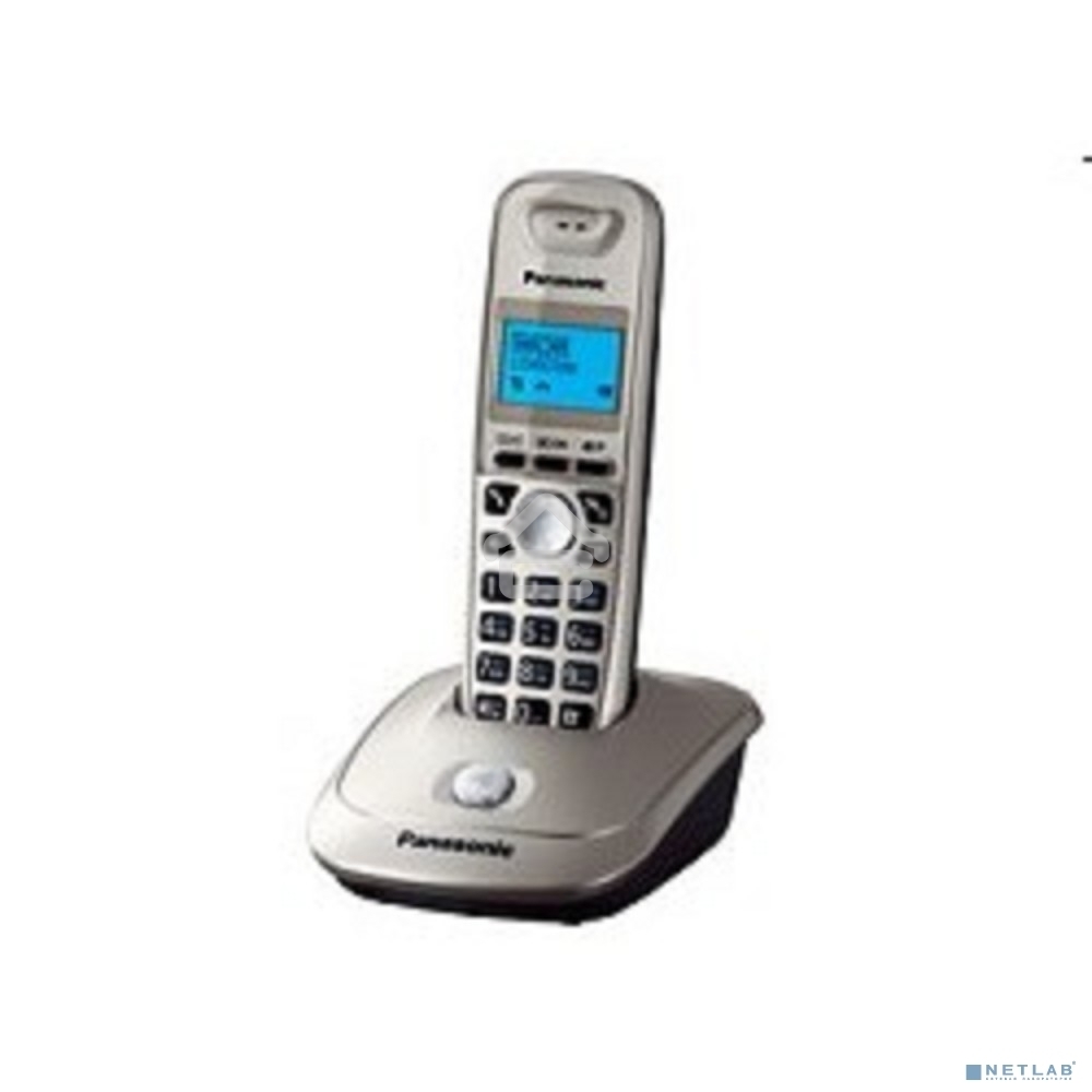 Телефон Panasonic KX-TG2511RUN (платиновый) АОН, Caller ID,спикерфон на трубке,переход в Эко режим одним нажатием