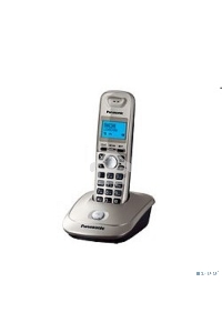 Телефон Panasonic KX-TG2511RUN (платиновый) {АОН, Caller ID,спикерфон на трубке,переход в Эко режим одним нажатием}