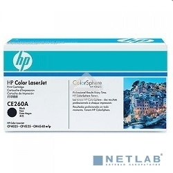 Картридж лазерный HP CE260A черный CLJ CP4025/CP4525 (8500стр.)