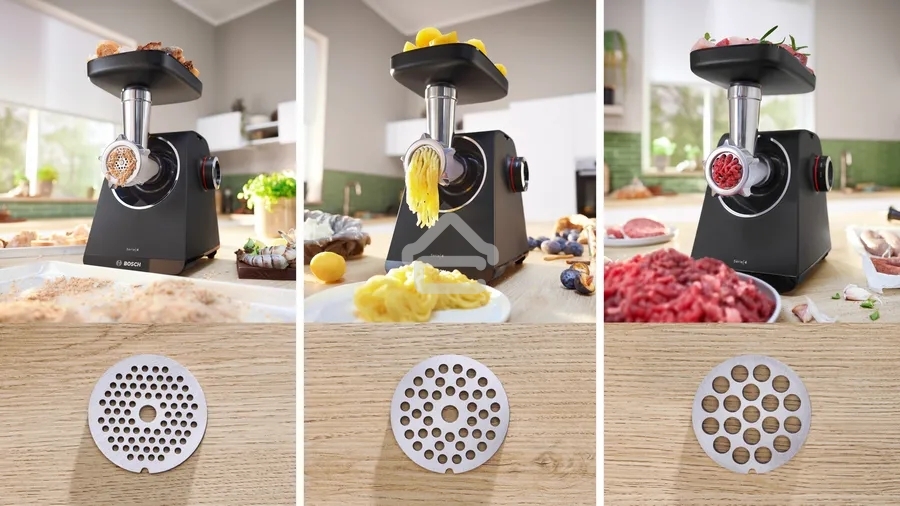 Мясорубка Bosch MFWS440B, 1900W, черный