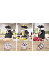 Мясорубка Bosch MFWS440B, 1900W, черный