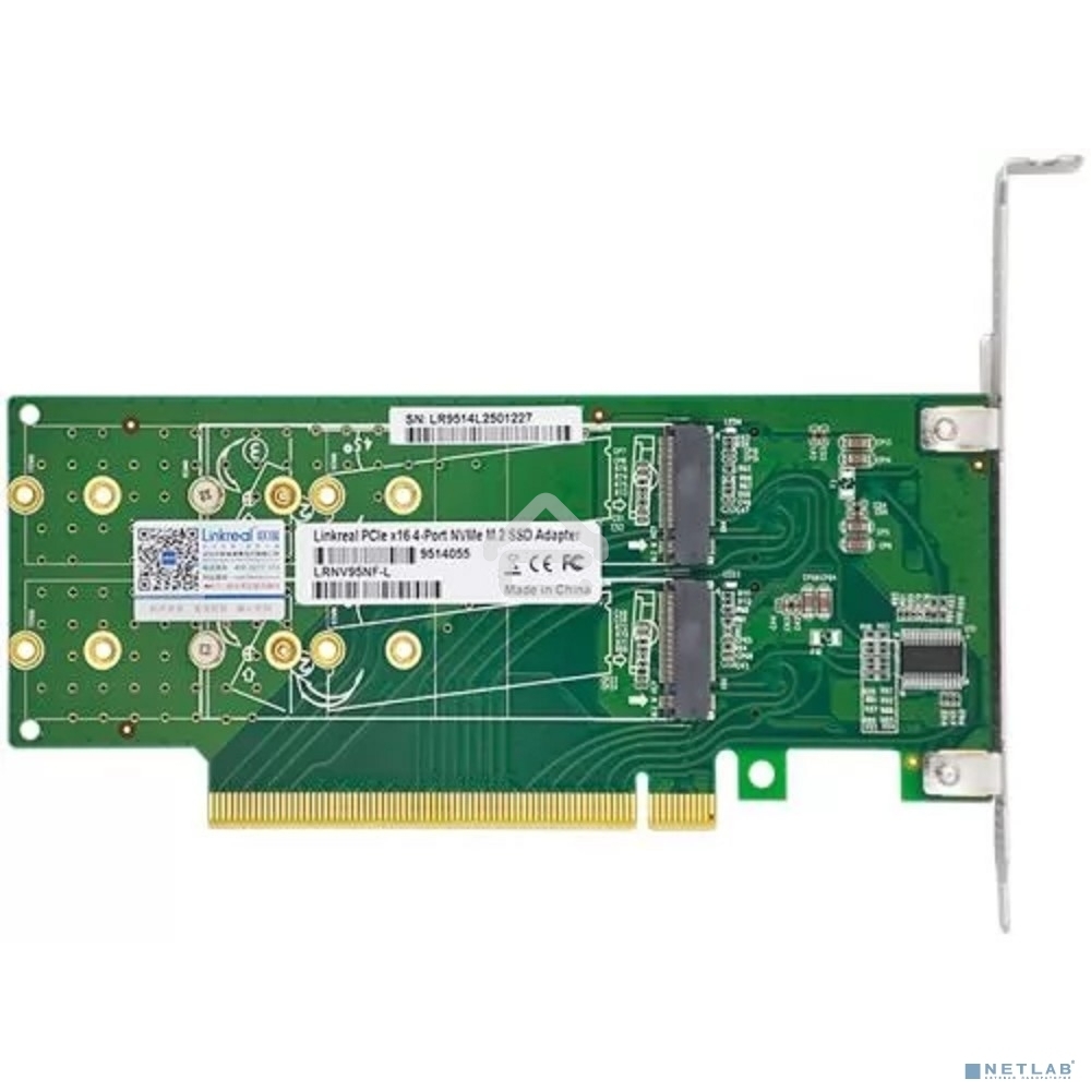 Сетевой адаптер LR-LINK PCIE 4-PORT M.2 LRNV95NF-L