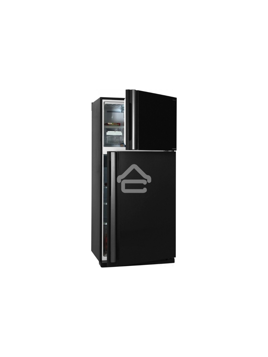 Холодильник Sharp SJ-XG55PMBK черный двухкамерный 394/162 л морозилка сверху