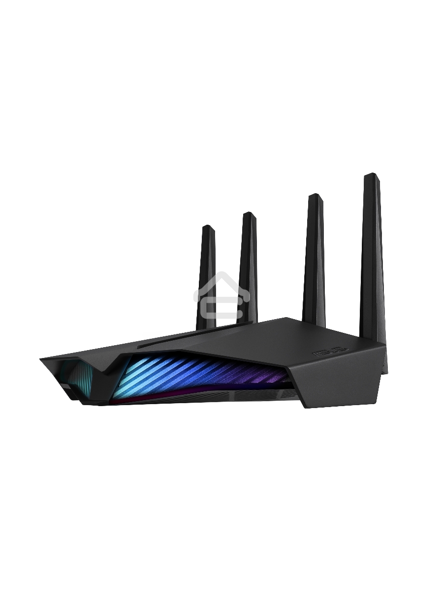 Роутер ASUS RT-AX82U роутер 802.11b/g/n/ac/ax, до 574 + 4804Мбит/c, 2,4 + 5 гГц, 4 антенны, USB, GBT LAN ; 90IG05G0-MO3R10