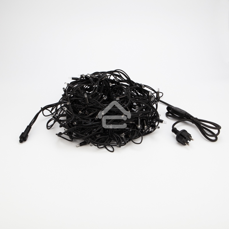 Гирлянда Neon-night Айсикл (Бахрома) светодиодная 3,2х0,9 м, с эффектом мерцания, 120 LED, черный провод каучук, теплое белое свечение