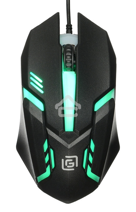 Мышь проводная Oklick 396M INSOMNIA черный, 1000 dpi, USB, кнопки - 3