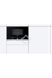 Микроволновая печь встраиваемая Siemens BE634LGS1M чёрный, 21 л, 900 Вт, переключатели - сенсорные/поворотный механизм