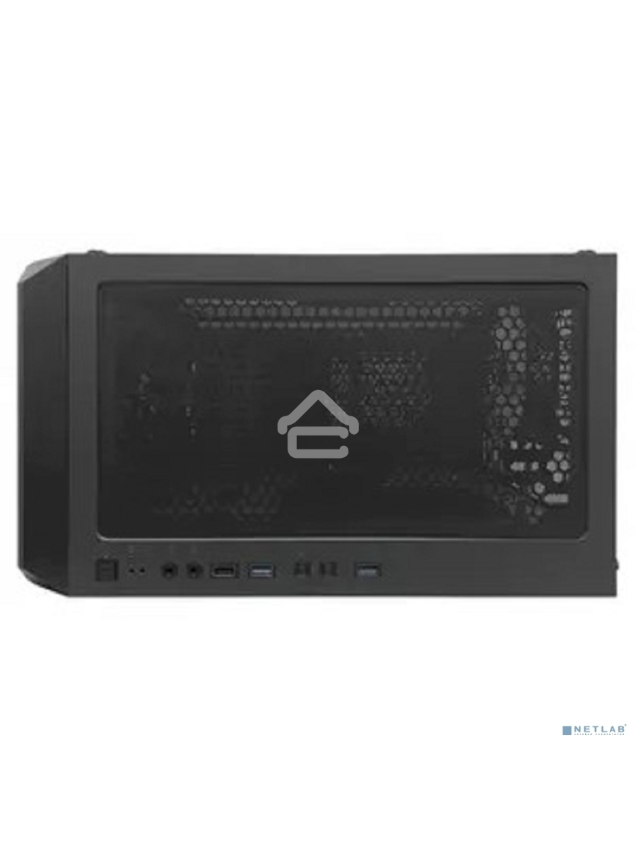 Компьютерный корпус 1STPLAYER TRILOBITE T5 Black / mATX, TG / 4x120mm LED fans inc. / T5-BK-4F1
