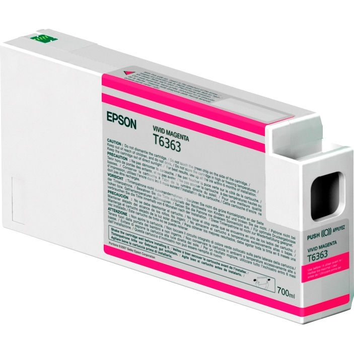 Картридж струйный Epson C13T636300 пурпурный (700 мл) для Stylus 7700, 7890, 7900, 9700, 9890, 9900, WT7900