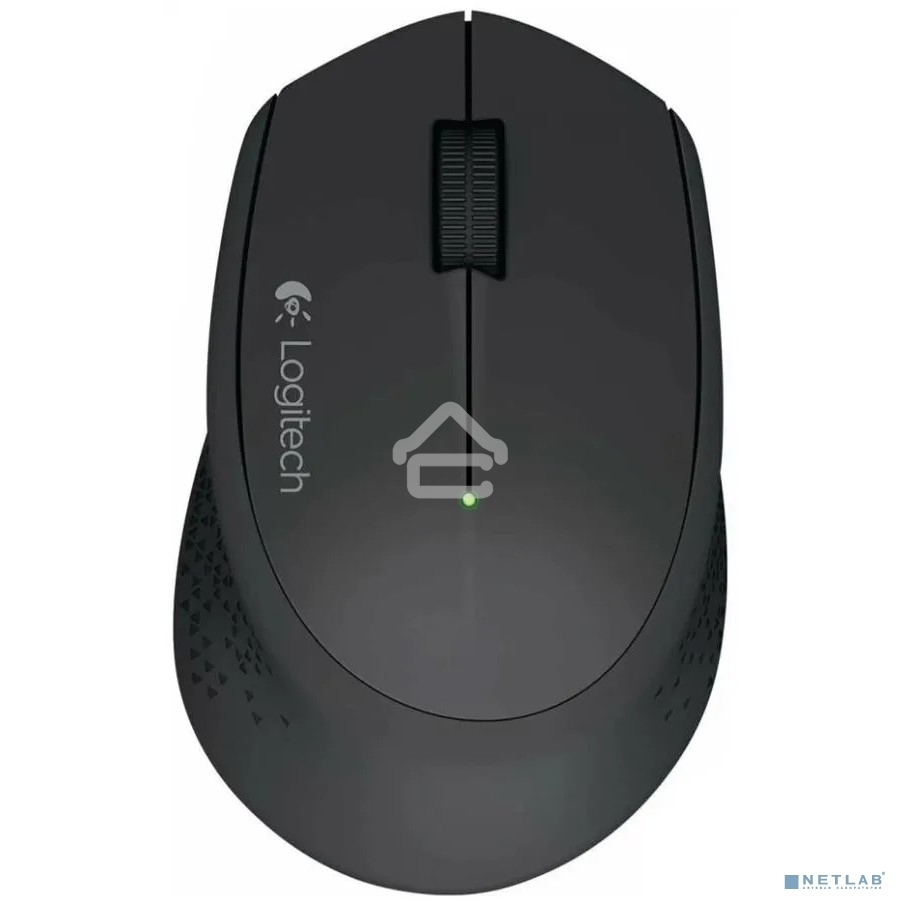 Мышь беспроводная Logitech M280 серый, 1000 dpi, радиоканал, USB, кнопки - 3