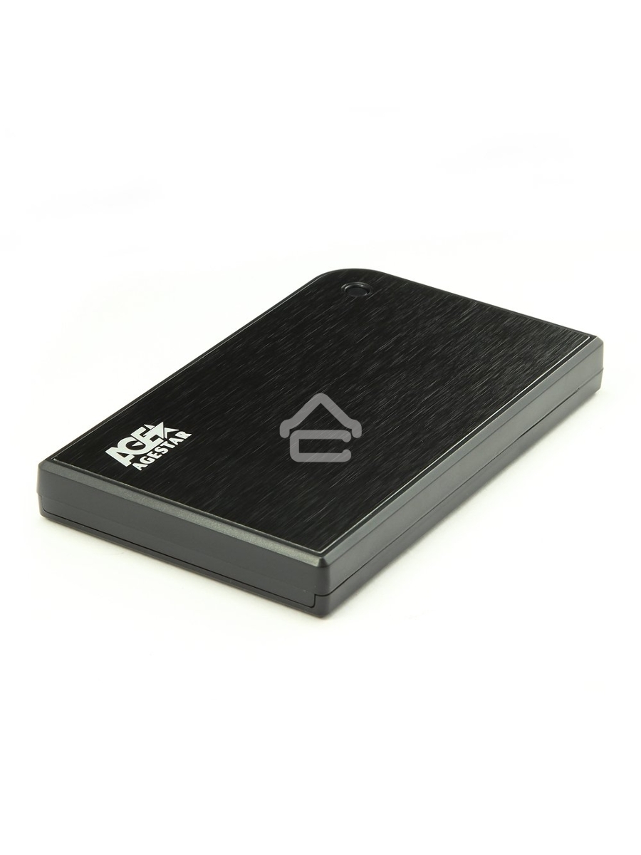 Внешний корпус для HDD/SSD AgeStar 3UB2A14 SATA II пластик/алюминий черный 2.5
