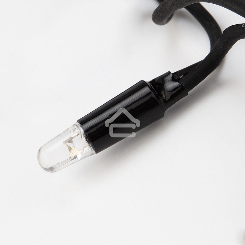 Гирлянда Neon-night Айсикл (Бахрома) светодиодная 3,2х0,9 м, с эффектом мерцания, 120 LED, черный провод каучук, теплое белое свечение