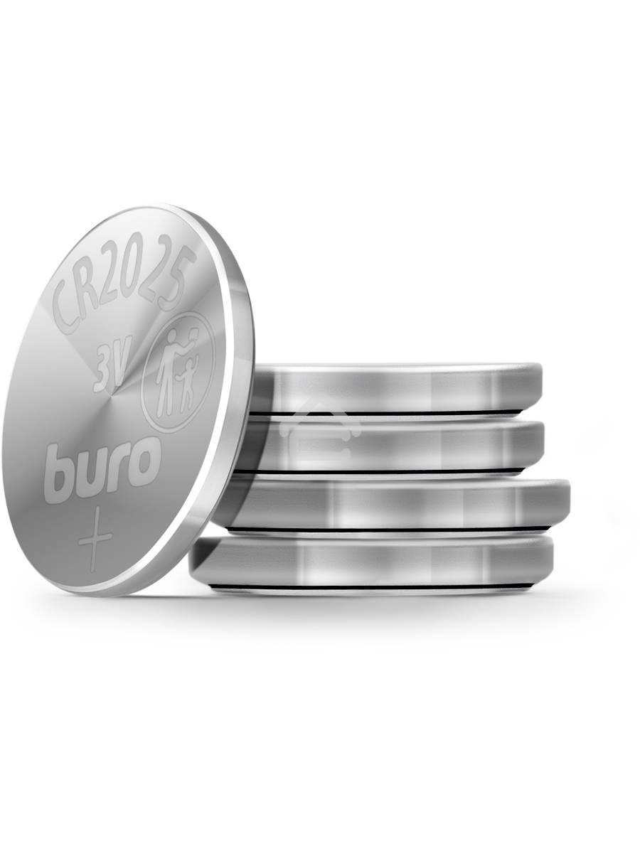 Батарея Buro Lithium CR2025 (1шт) блистер, 3 В