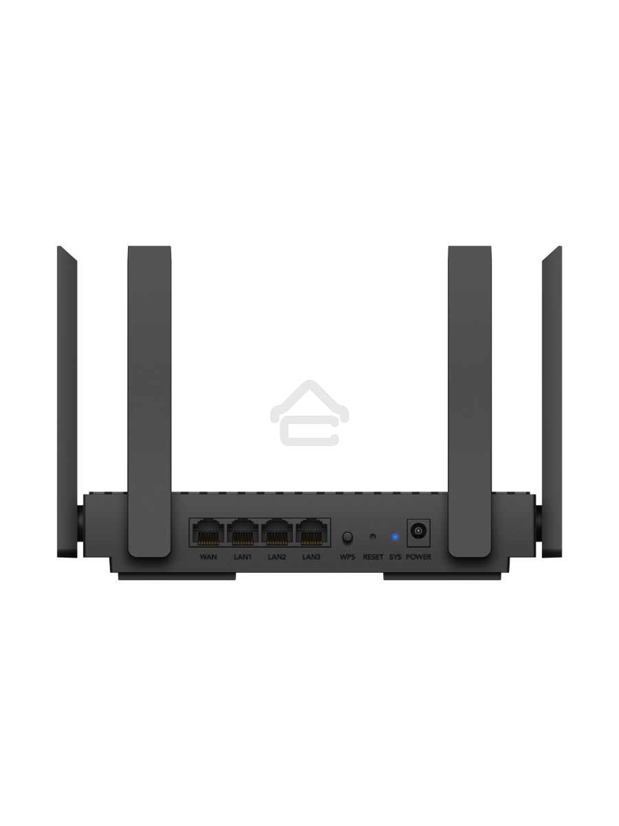 Роутер беспроводной Cudy WR1500 AX1500 10/100/1000 черный