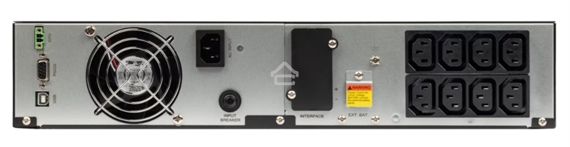 Источник бесперебойного питания Smartwatt DATA PRO IEC 1kVA 900Вт 1000ВА черный