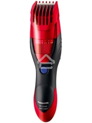 Машинка для стрижки Panasonic ER-GB40 красный (насадок в компл:1шт)