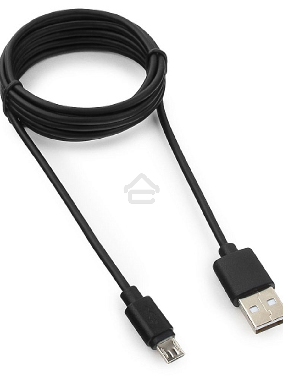 Кабель USB 2.0 Pro Гарнизон GCC-mUSB2-AMBM-1.8M, AM/microBM 5P, 1.8м, черный, пакет