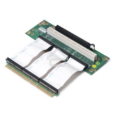 Raiser card Riser card, 2U, 2-Slot, PCI-e 16x 1slot & 64bit PCI-X,Cable Link 100мм(80H09323201B0)