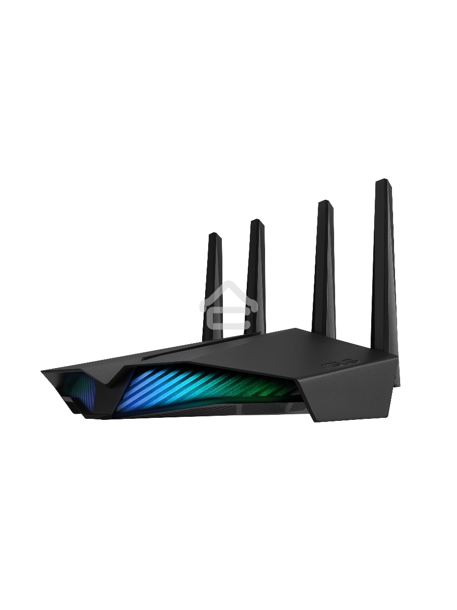 Роутер ASUS RT-AX82U роутер 802.11b/g/n/ac/ax, до 574 + 4804Мбит/c, 2,4 + 5 гГц, 4 антенны, USB, GBT LAN ; 90IG05G0-MO3R10