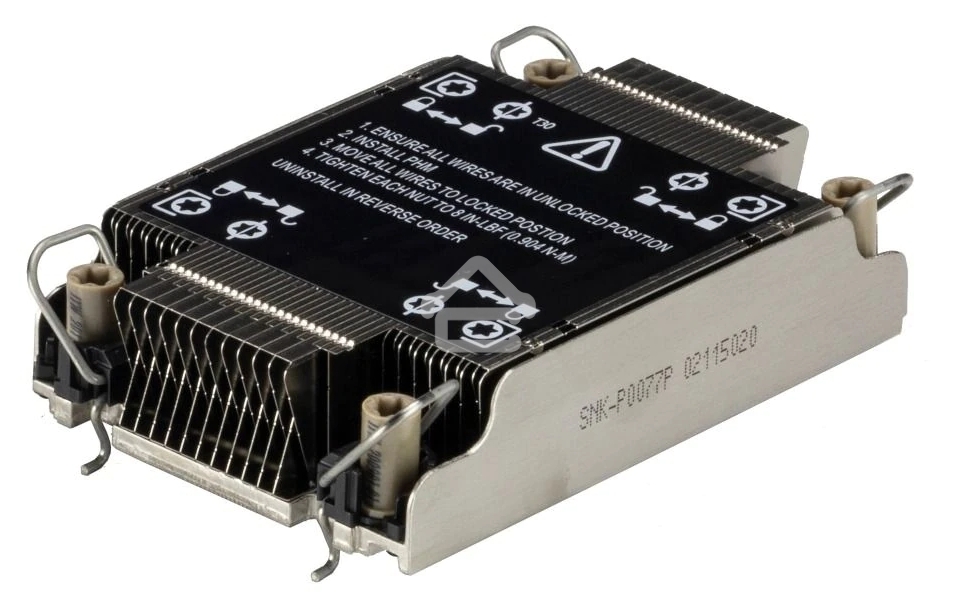 Радиатор SuperMicro 1U Passive SNK-P0077P, LGA4189, TDP 270W, Al